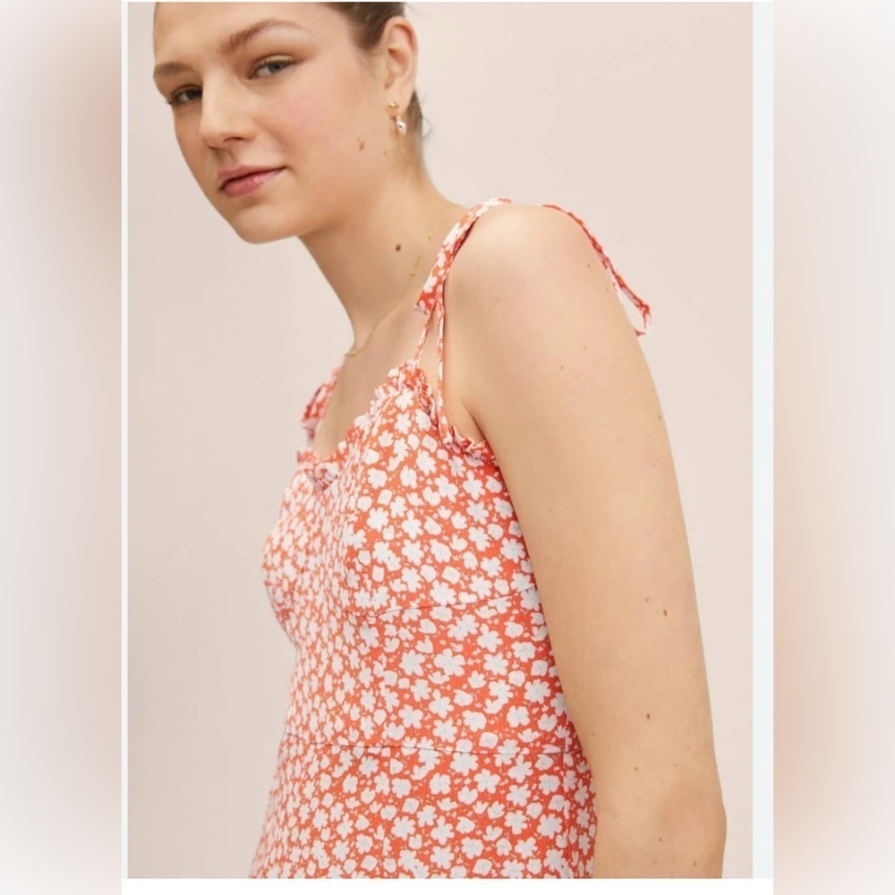 MNG Floral Pink Jumpsuit M - Picture 4 of 15